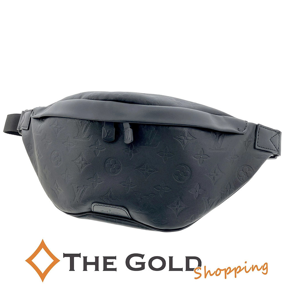 Louis Vuitton Discovery Bum Bag Leather Waist Bag Waist Bag Shadow Black